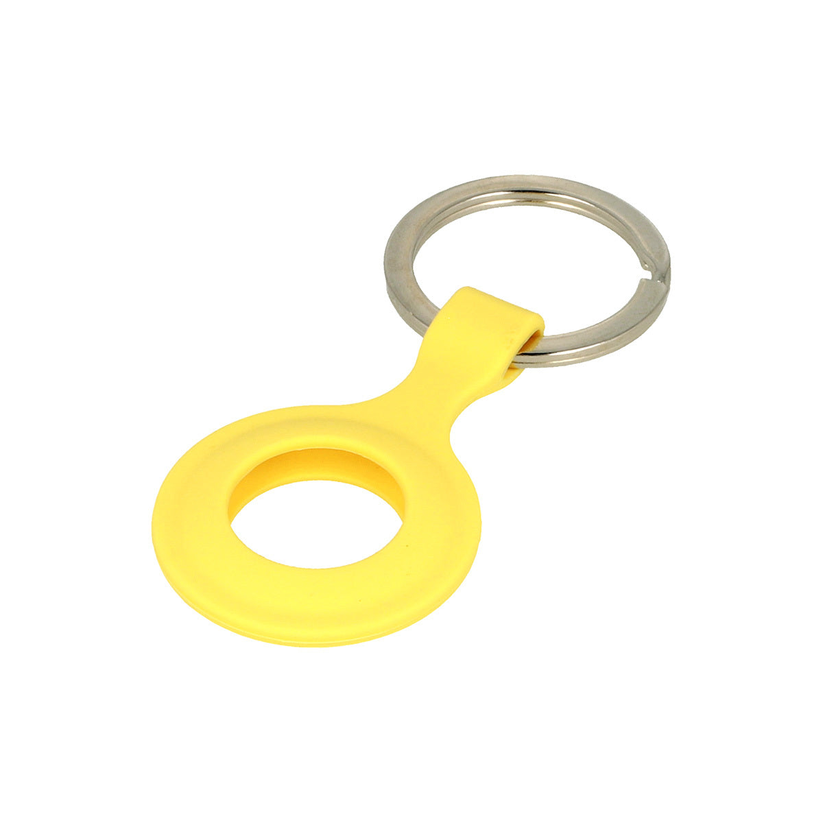 Silicone key ring for Airtag yellow — attēls 2