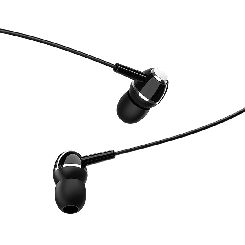Mikrofons Borofone Earphones BM36 Acura with microphone black — attēls 3