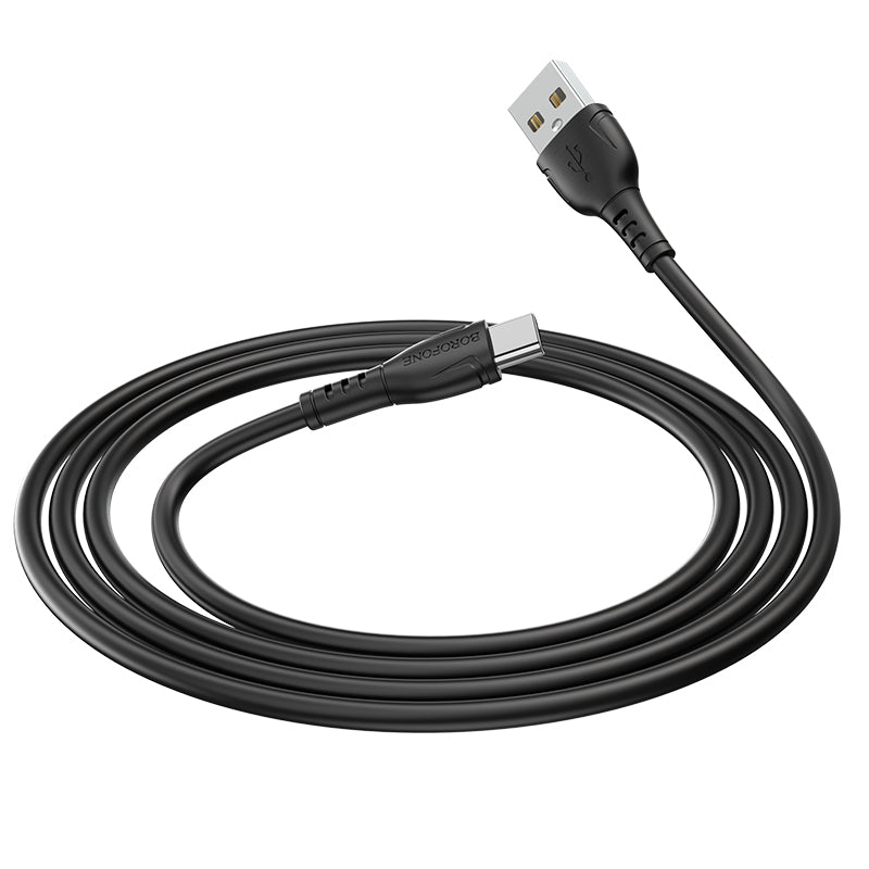 Kabelis Borofone Cable BX51 Triumph - USB to Type C - 3A 1 metre black — attēls 3