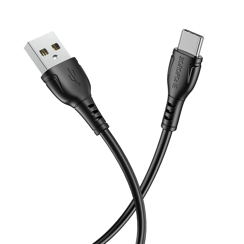 Kabelis Borofone Cable BX51 Triumph - USB to Type C - 3A 1 metre black — attēls 2