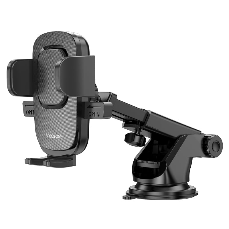 Borofone Car holder BH60 Dainty with windshield mount black — attēls 2