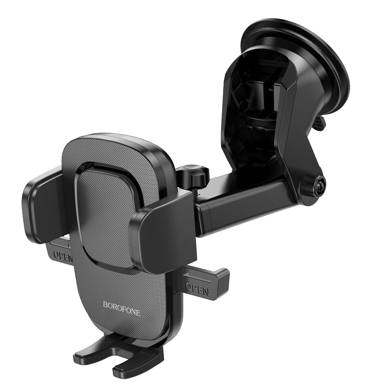 Borofone Car holder BH60 Dainty with windshield mount black — attēls 3