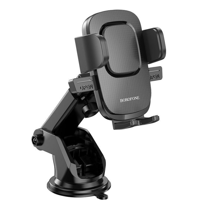 Borofone Car holder BH60 Dainty with windshield mount black — attēls 4
