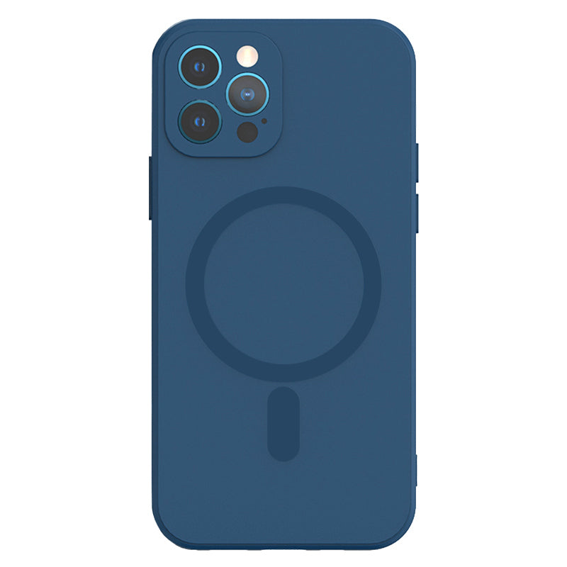 Aizsargvāciņš iPhone 11 Pro – TEL PROTECT MagSilicone, tumši zils — attēls 2