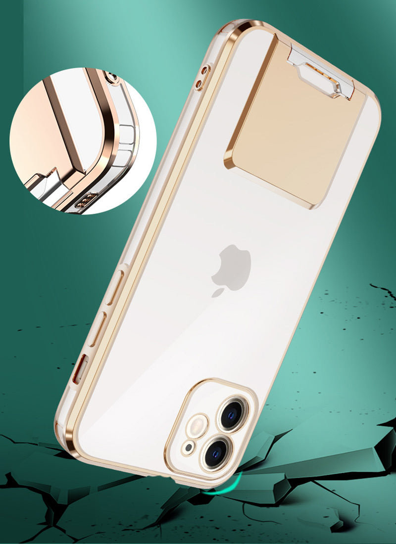 Aizsargvāciņš iPhone 11 Pro – Tel Protect Kickstand Luxury, violets — attēls 4