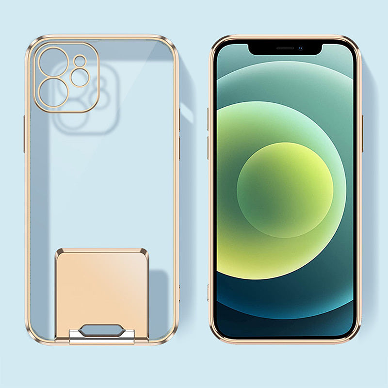Aizsargvāciņš iPhone 11 Pro Max – Tel Protect Kickstand Luxury, violets — attēls 3