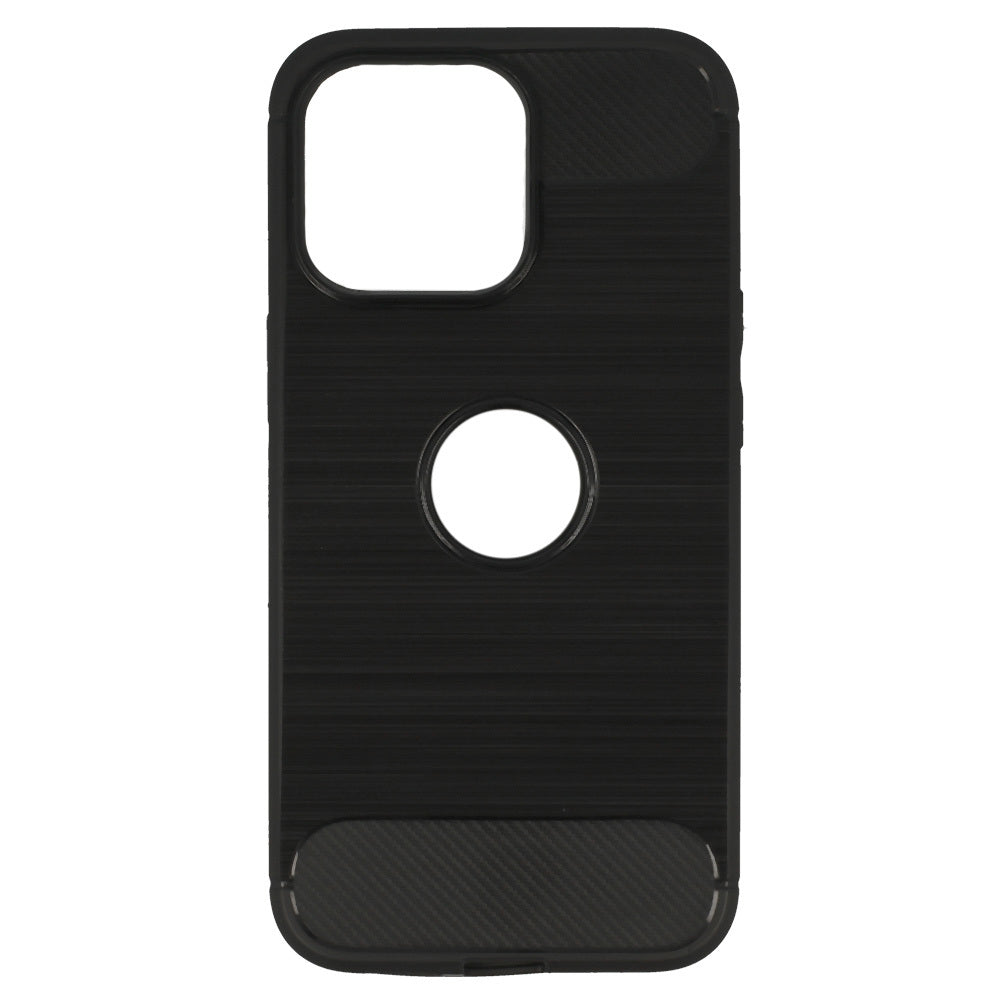 Aizsargvāciņš iPhone 13 PRO MAX – Back CARBON, melns — attēls 2