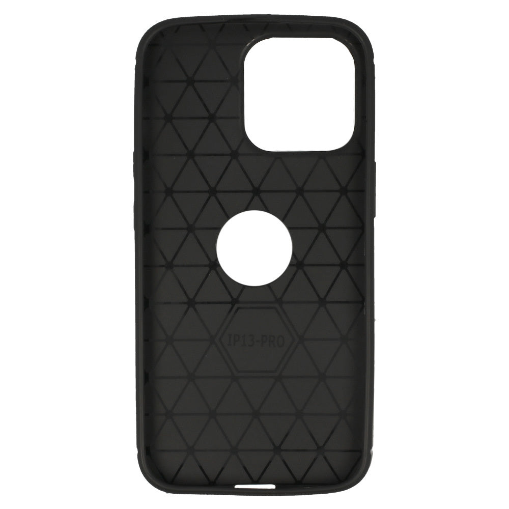 Aizsargvāciņš iPhone 13 PRO MAX – Back CARBON, melns — attēls 3