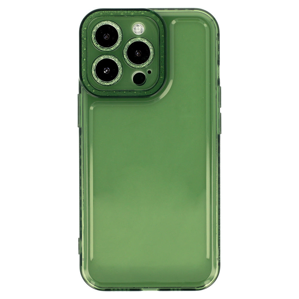 Crystal Diamond 2 mm aizsargvāciņš iPhone 12 Pro, zaļš