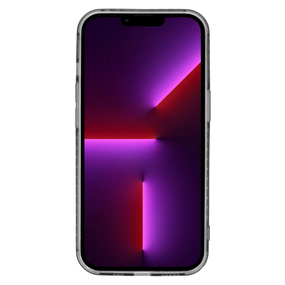 Crystal Diamond 2 mm aizsargvāciņš iPhone 14 Plus, melns