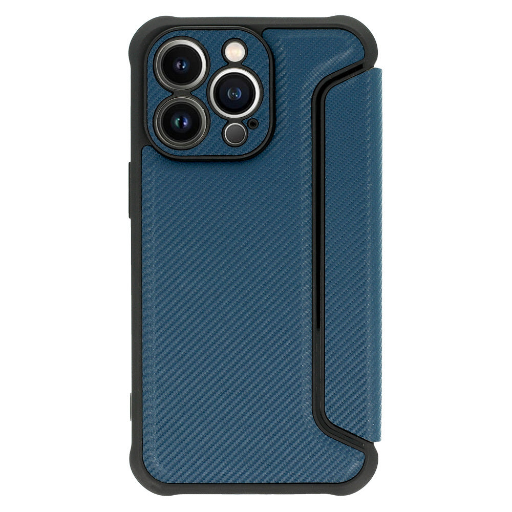 Aizsargvāciņš iPhone 12 Pro – Razor Carbon, tumši zils — attēls 3