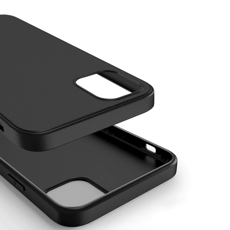 Aizsargvāciņš iPhone 14 – Back MATT, melns — attēls 4