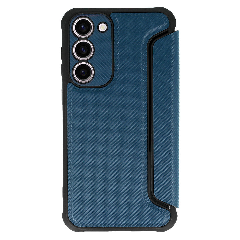 Aizsargvāciņš Samsung Galaxy S23 Plus – Razor Carbon, tumši zils — attēls 3