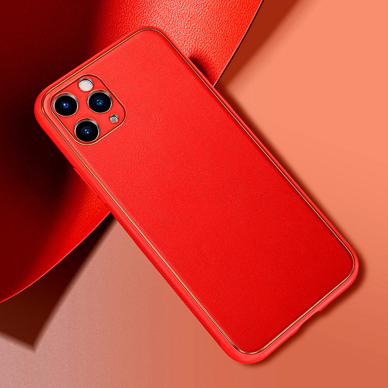 Aizsargvāciņš Xiaomi Redmi 10C – TEL PROTECT Luxury, sarkans — attēls 4
