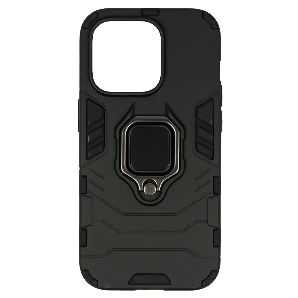 Aizsargvāciņš iPhone 14 Pro – Ring Armor, melns — attēls 2