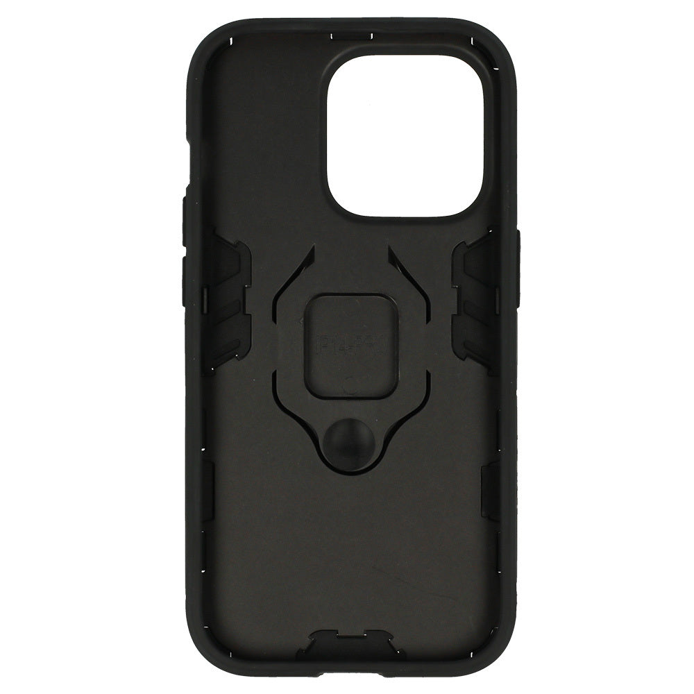 Aizsargvāciņš iPhone 14 Pro – Ring Armor, melns — attēls 3