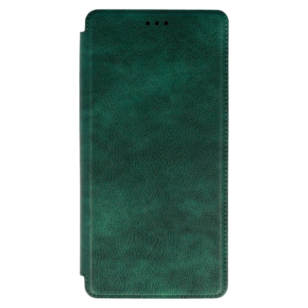 Aizsargvāciņš Samsung Galaxy S23 Plus – Razor Leather, tumši zaļš — attēls 3