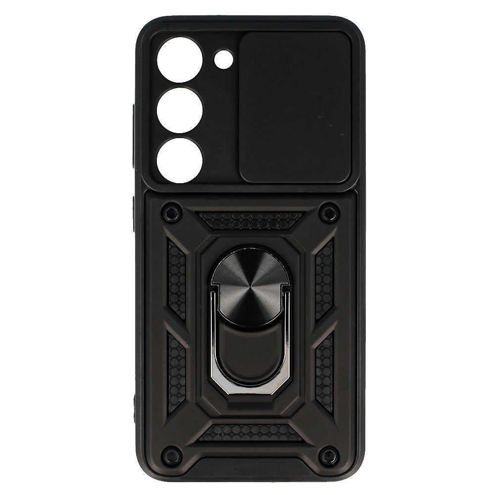 Aizsargvāciņš Samsung Galaxy S23 Plus – Slide Camera Armor, melns — attēls 2