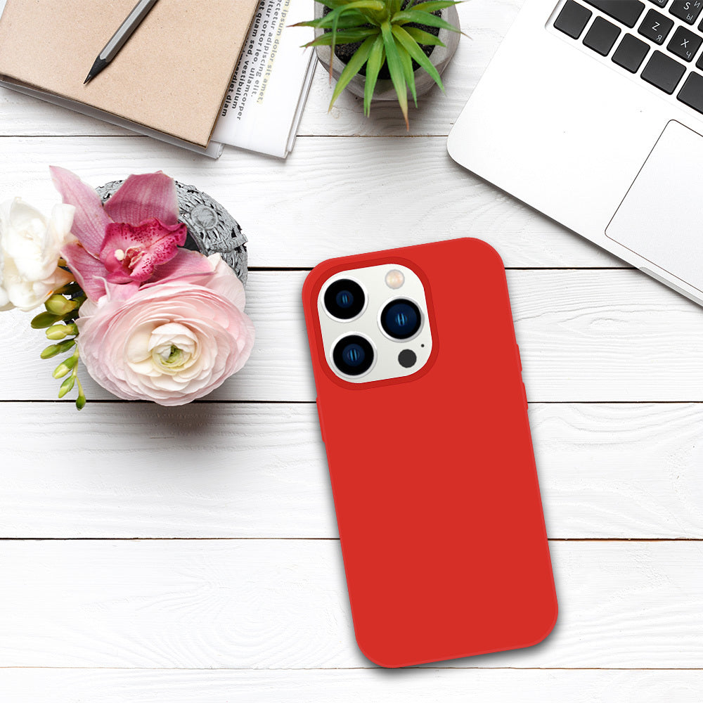 Tel Protect Silicone Premium vāciņš iPhone 15 Pro Max, sarkans — attēls 5