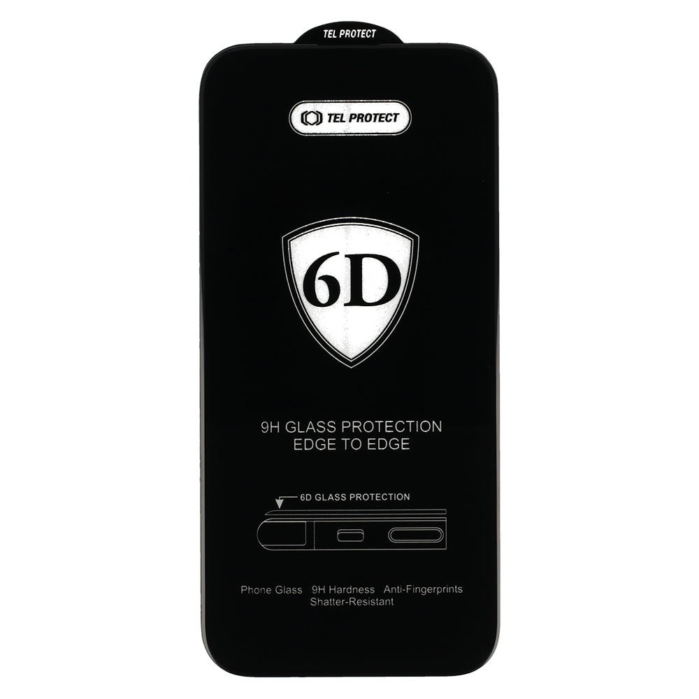 Aizsargstikls Samsung Galaxy A52/A52S melns – Full Glue 6D