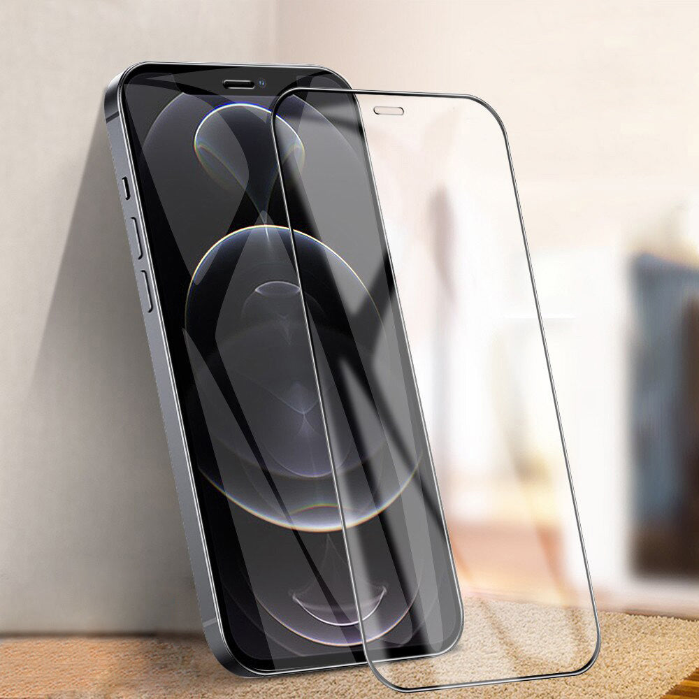 Aizsargstikls iPhone 15 PRO – HARD CERAMIC, melns — attēls 2