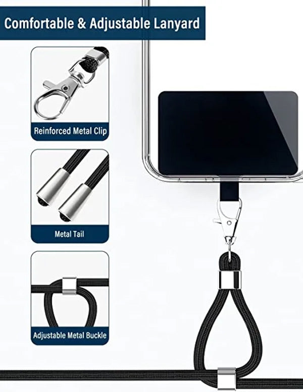 Universal phone lanyard red — attēls 4