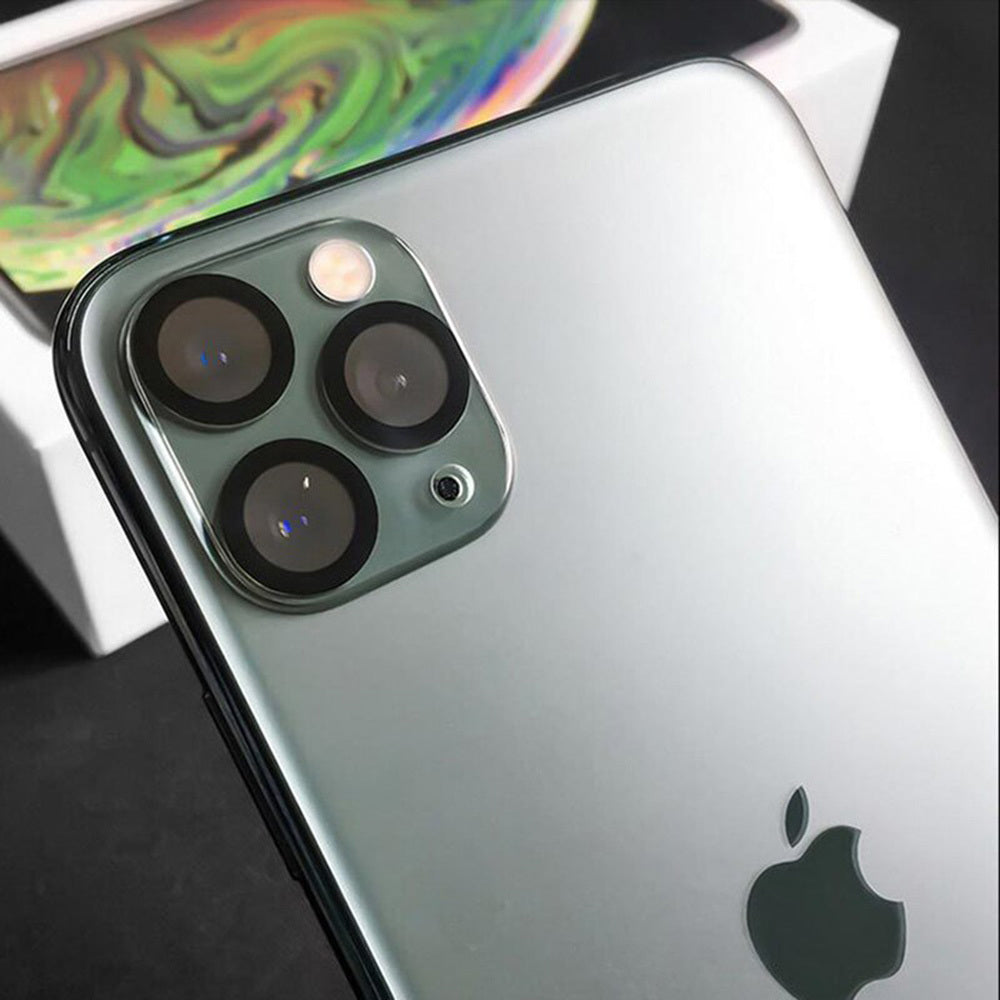 Kameras aizsargstikls iPhone 15 Pro/15 Pro Max – HARD Silk Print, 9H