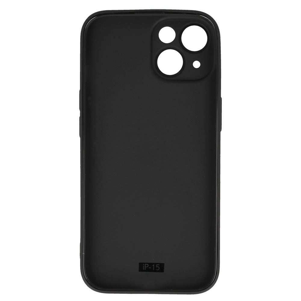 Aizsargvāciņš iPhone 15 – Back MATT, melns — attēls 3