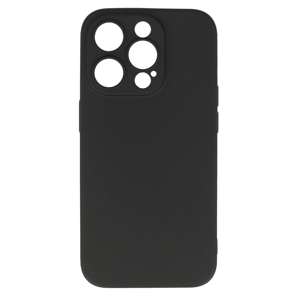 Aizsargvāciņš iPhone 15 PRO – Back MATT, melns — attēls 2