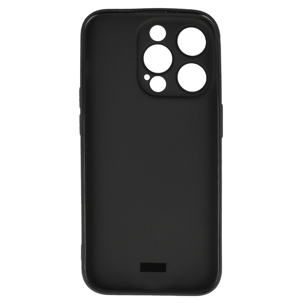 Aizsargvāciņš iPhone 15 PRO – Back MATT, melns — attēls 3