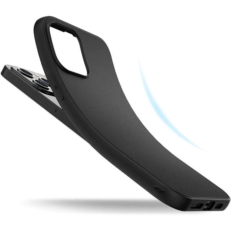 Aizsargvāciņš iPhone 15 PRO – Back MATT, melns — attēls 4