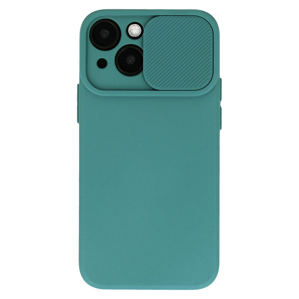 Aizsargvāciņš iPhone 15 Pro – Camshield Soft, tumši zaļš — attēls 2
