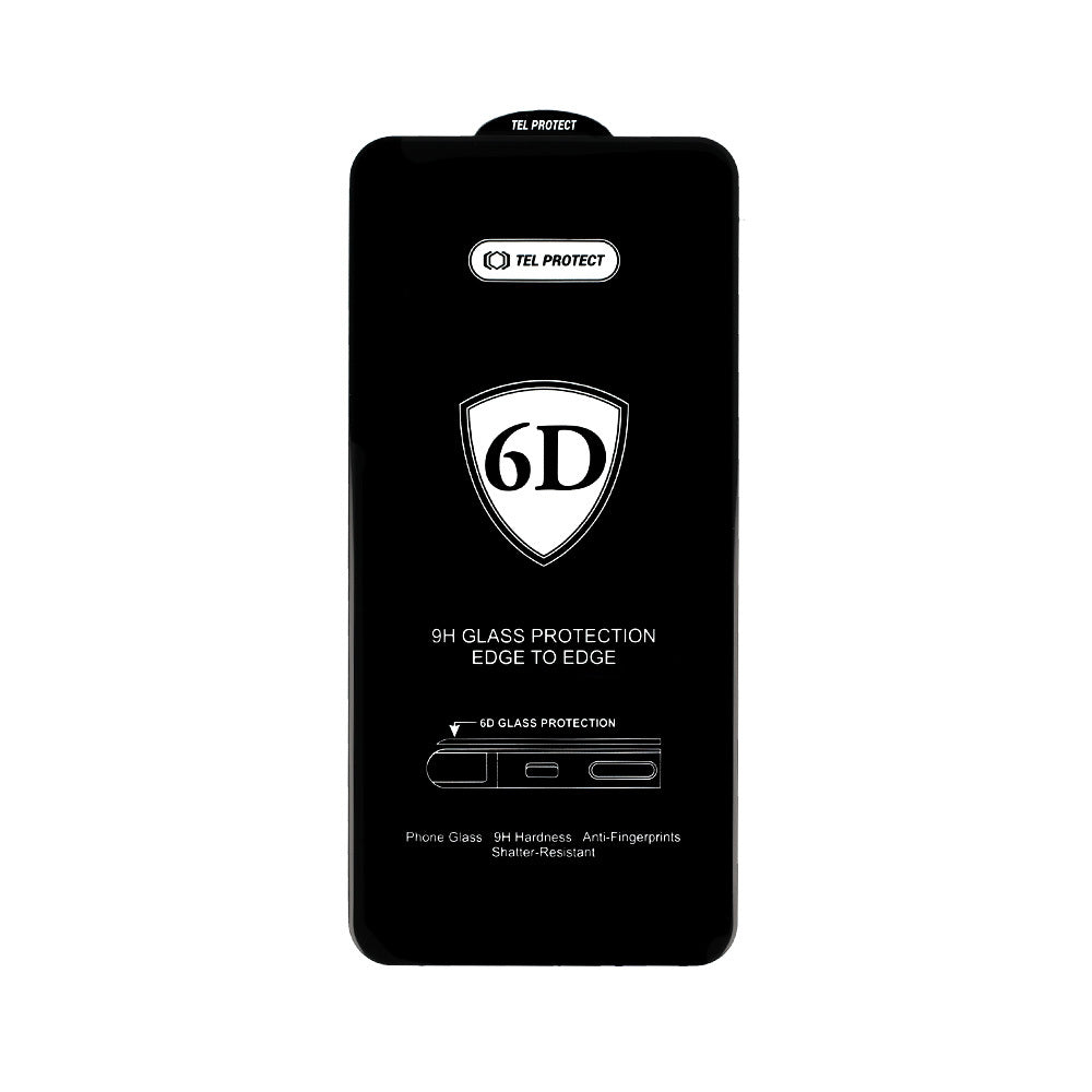 Aizsargstikls Samsung GALAXY S22/S23 – Tel Protect Full Glue 6D (with fingerprint unlock), melns — attēls 3