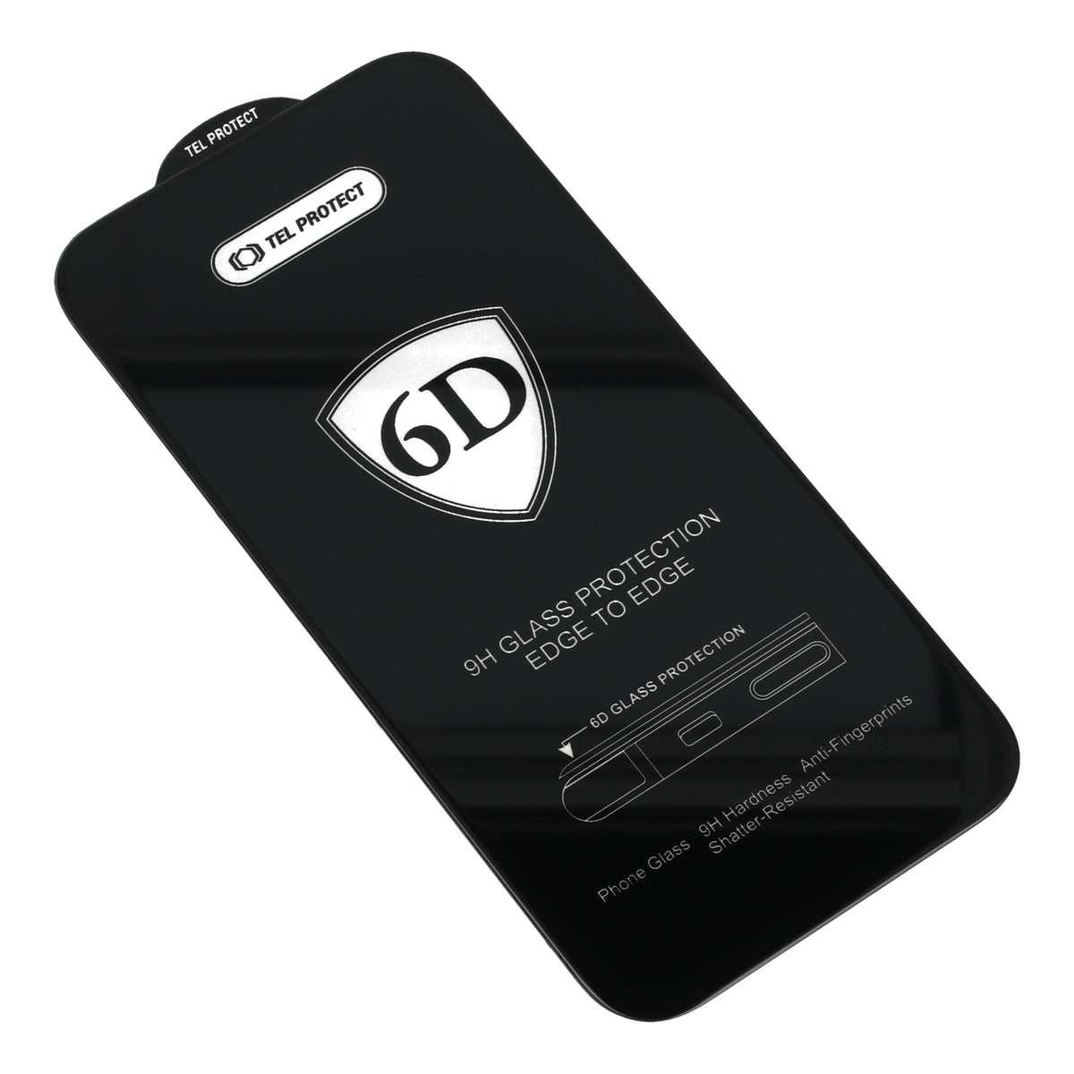 Aizsargstikls Xiaomi REDMI NOTE 13 5G/NOTE 13 PRO 4G – Tel Protect Full Glue 6D, melns — attēls 3