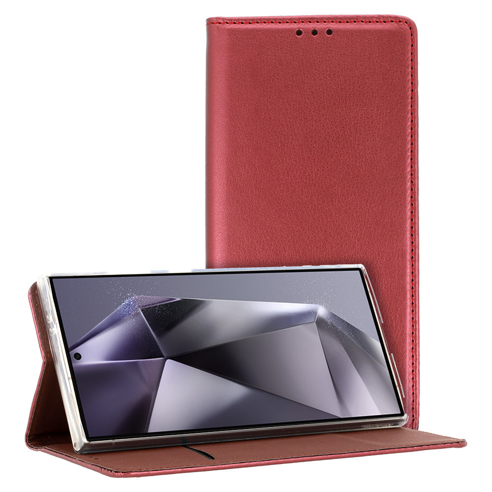Aizsargvāciņš Xiaomi Redmi Note 13 Pro Plus 5G – Smart Magneto, bordo — attēls 2