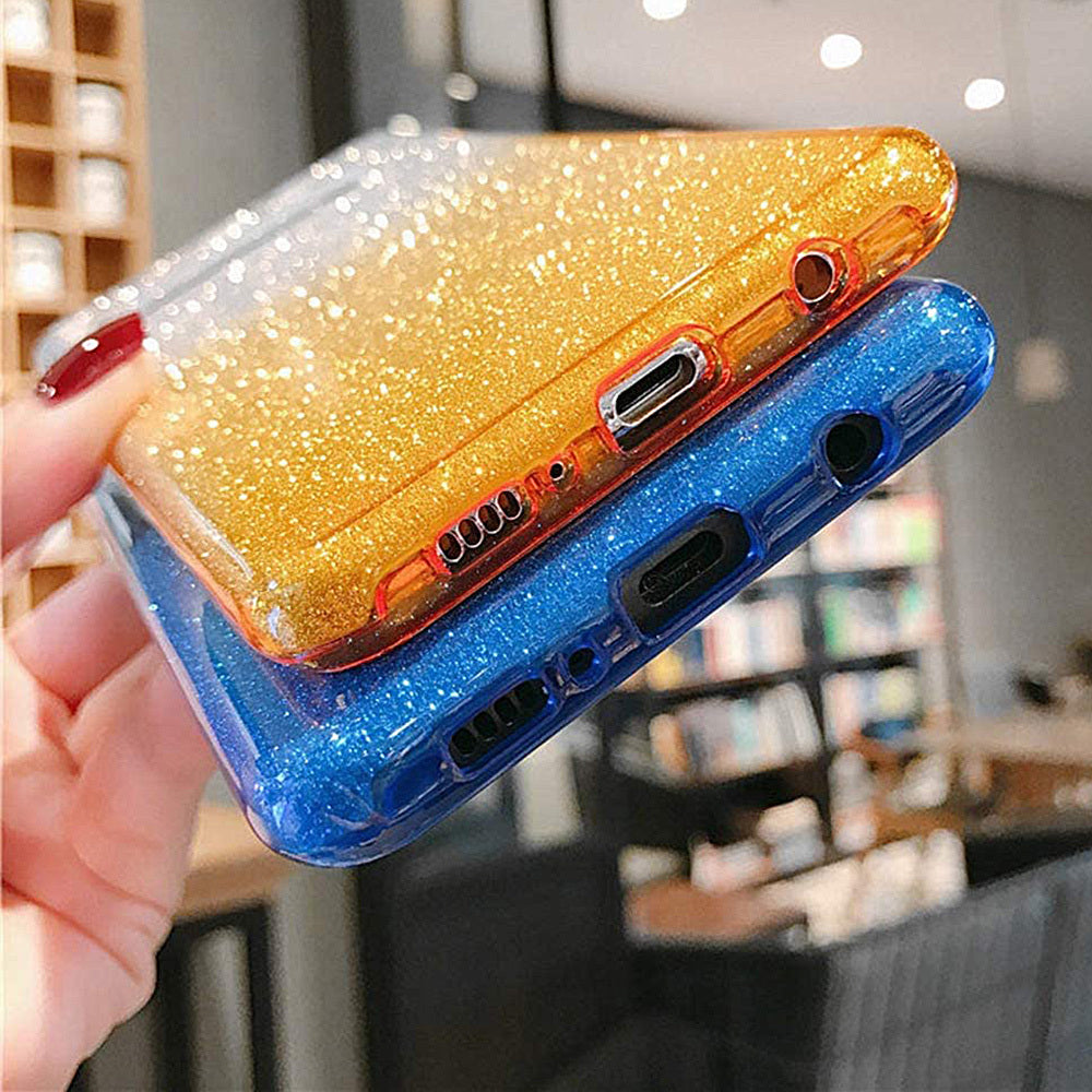 Aizsargvāciņš iPhone 14 PLUS – Back BLING, zelta — attēls 4