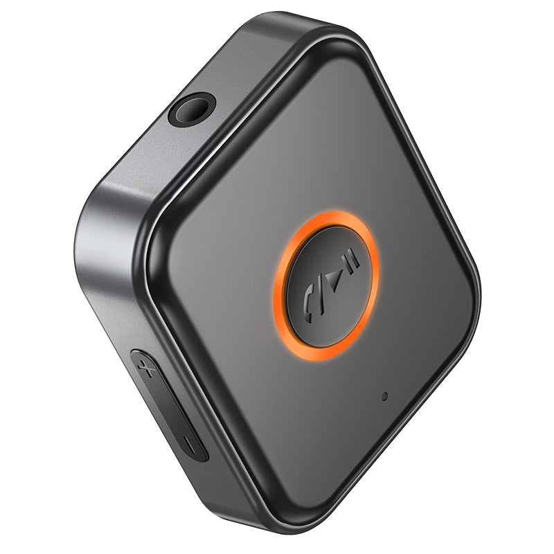 Borofone BC55 Suave Bluetooth AUX audio uztvērējs, melns
