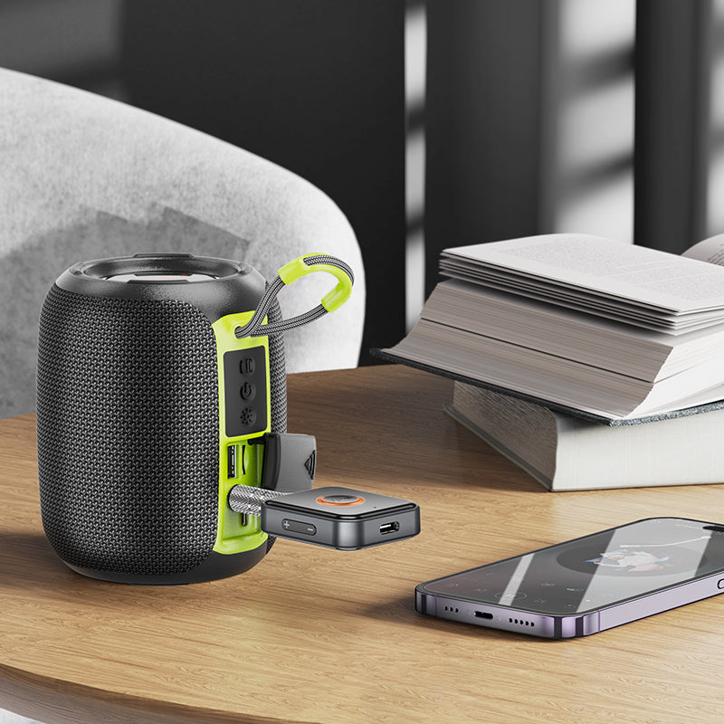 Borofone BC55 Suave Bluetooth AUX audio uztvērējs, melns