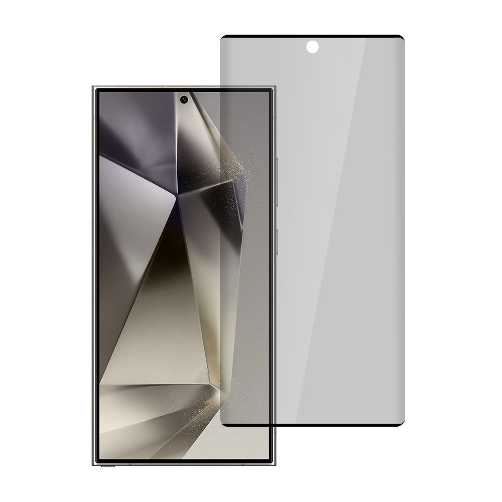 Aizsargstikls Samsung GALAXY S24 ULTRA – Privacy, melns — attēls 2