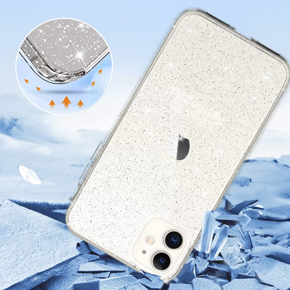 Aizsargvāciņš iPhone 11 sudraba – Crystal Glitter