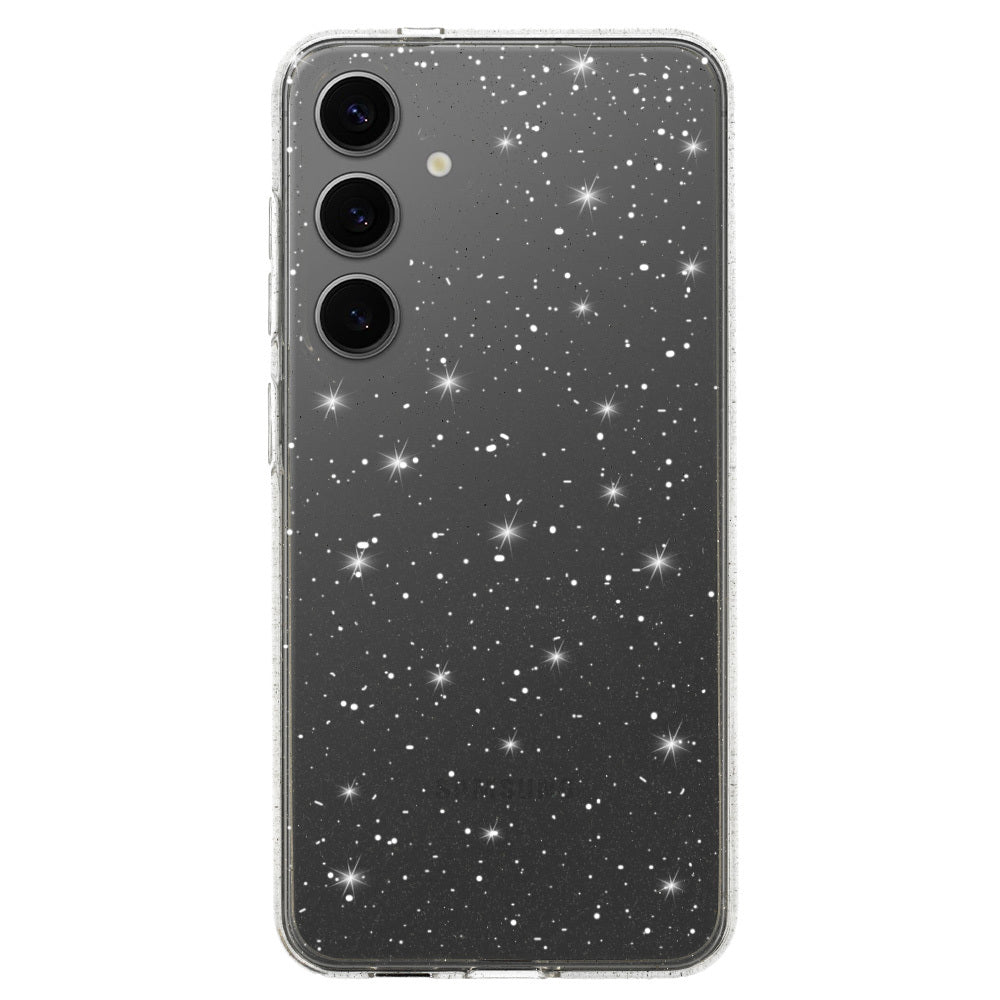 Aizsargvāciņš Samsung Galaxy A14 4G/5G – Crystal Glitter, sudraba — attēls 2