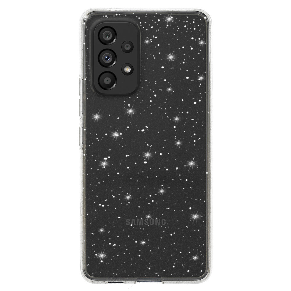 Aizsargvāciņš Samsung Galaxy A23 4G/5G – Crystal Glitter, sudraba — attēls 2