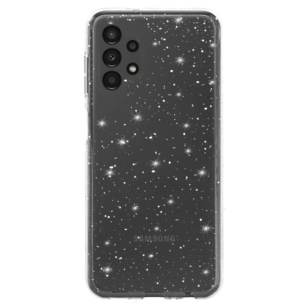 Aizsargvāciņš Samsung Galaxy A13 4G – Crystal Glitter, sudraba — attēls 2