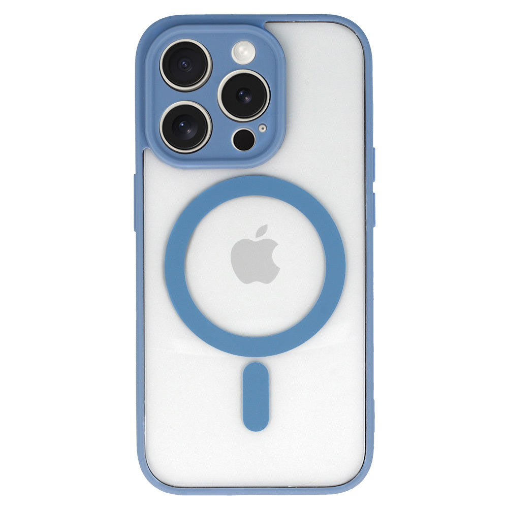 Aizsargvāciņš iPhone 16 – Acrylic Color Magsafe, gaiši zils — attēls 2