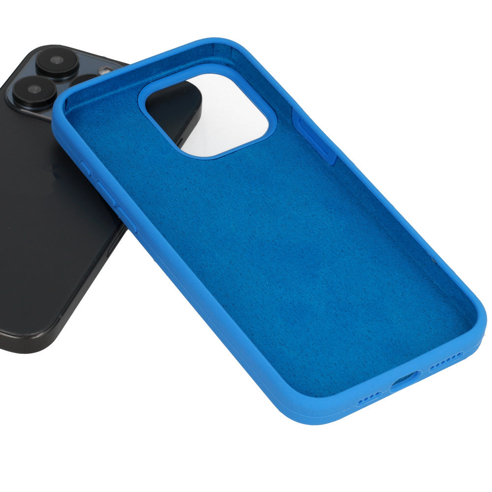 Aizsargvāciņš iPhone 16 – Silicone Lite, zils — attēls 4