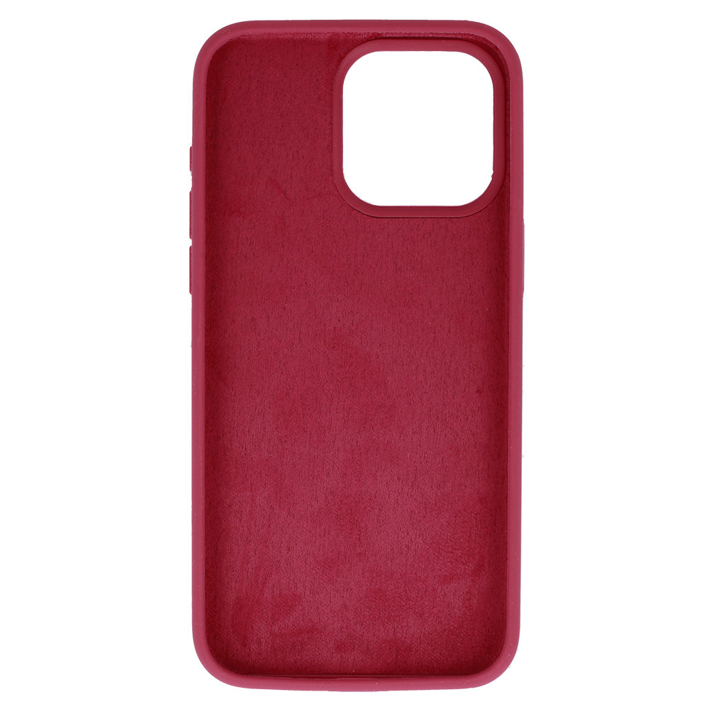Aizsargvāciņš iPhone 16 Pro – Silicone Lite, bordo — attēls 3