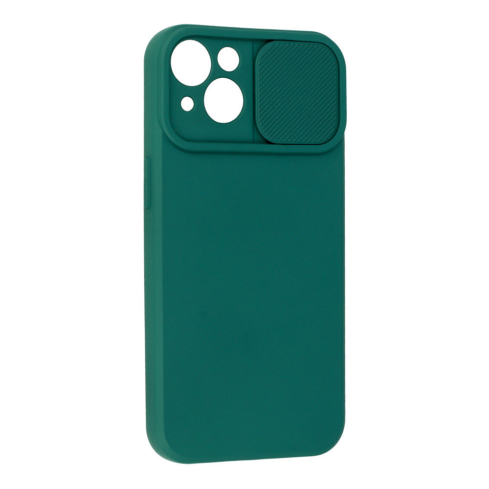 Aizsargvāciņš iPhone 13 – Camshield Soft, tumši zaļš — attēls 4