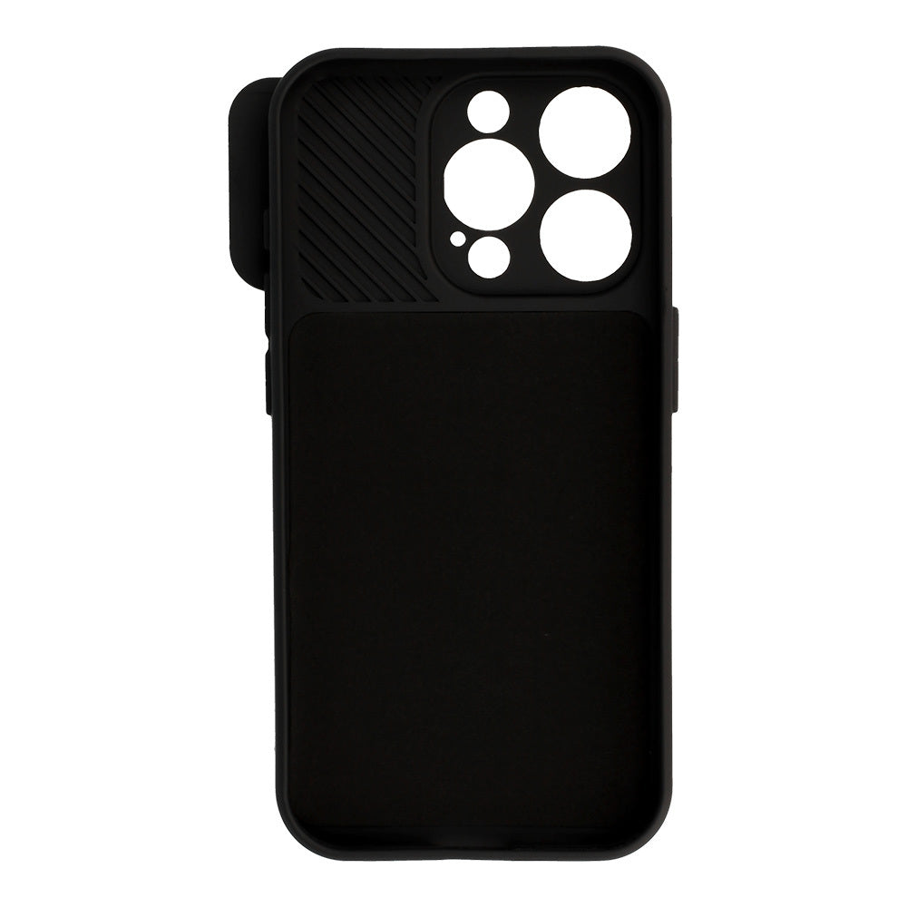 Aizsargvāciņš iPhone 15 Pro – Camshield Soft, melns — attēls 4