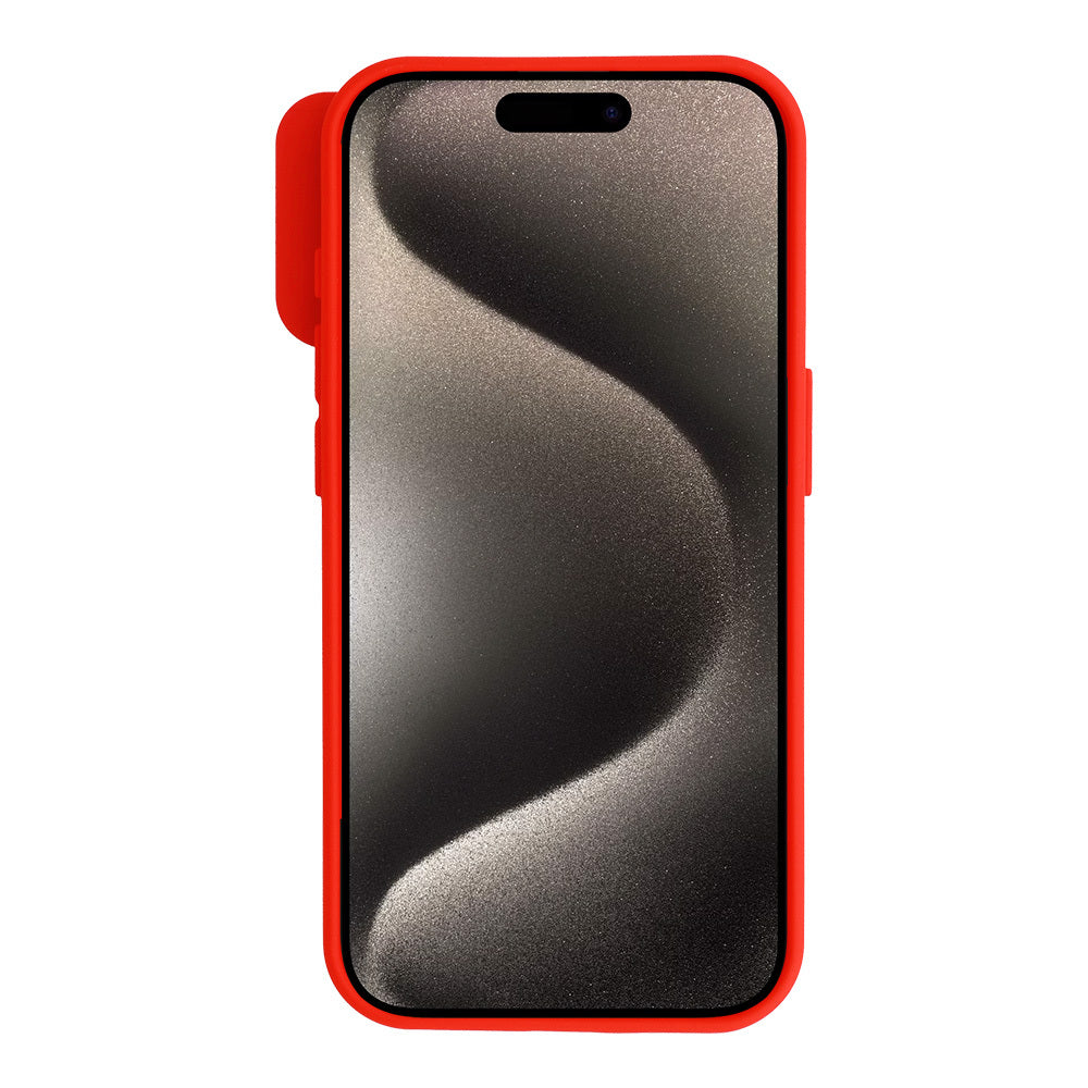 Aizsargvāciņš iPhone 15 Pro Max – Camshield Soft, sarkans — attēls 3