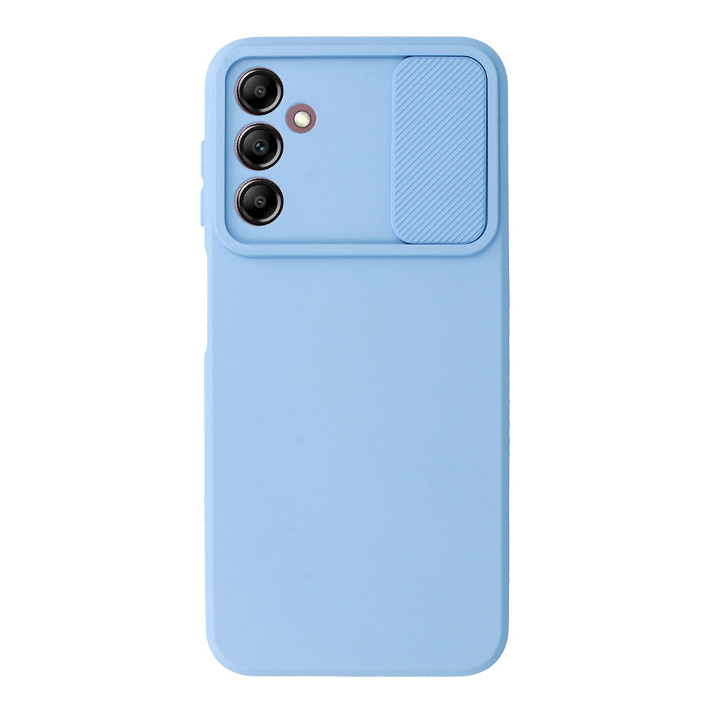 Aizsargvāciņš Samsung Galaxy A14 4G/5G – Camshield Soft, gaiši zils — attēls 2